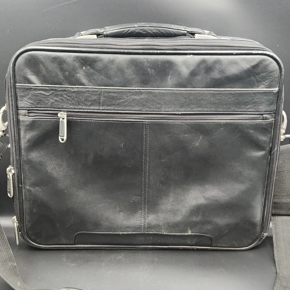 Samsonite Leather Laptop Briefcase 17